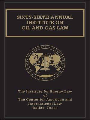 cover image of Proceedings of the Sixty-sixth Annual Institute on Oil and Gas Law
